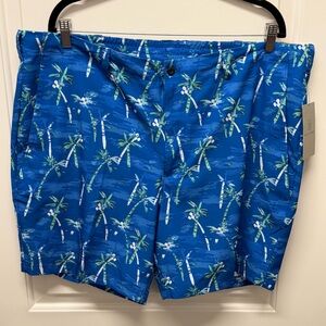 PGA TOUR Chino Golf Shorts Mens Size 40 Princess Blue UPF 50 Moisture Wicking